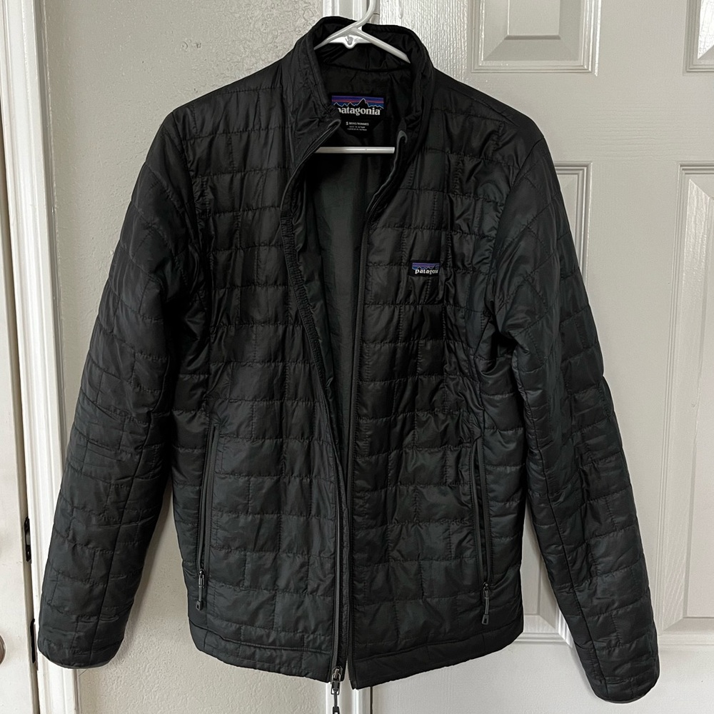 Patagonia Nano Puff Down Jacket Men Small Forge Grey
